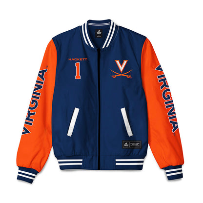 Virginia - NCAA Softball : Kelsey Hackett - Bomber Jacket