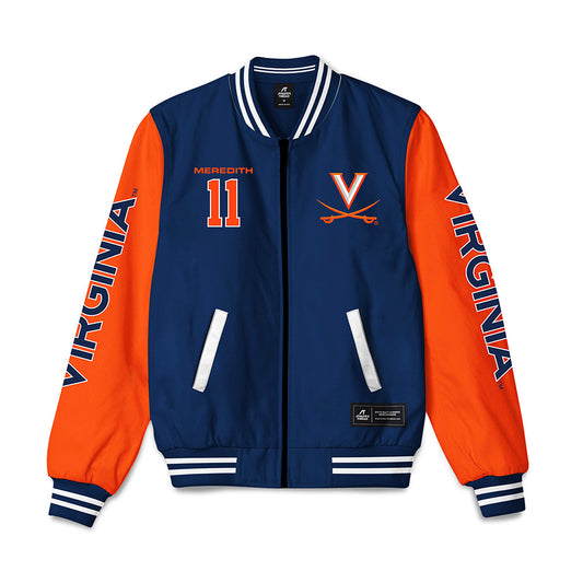 Virginia - NCAA Softball : Karly Meredith - Bomber Jacket-0