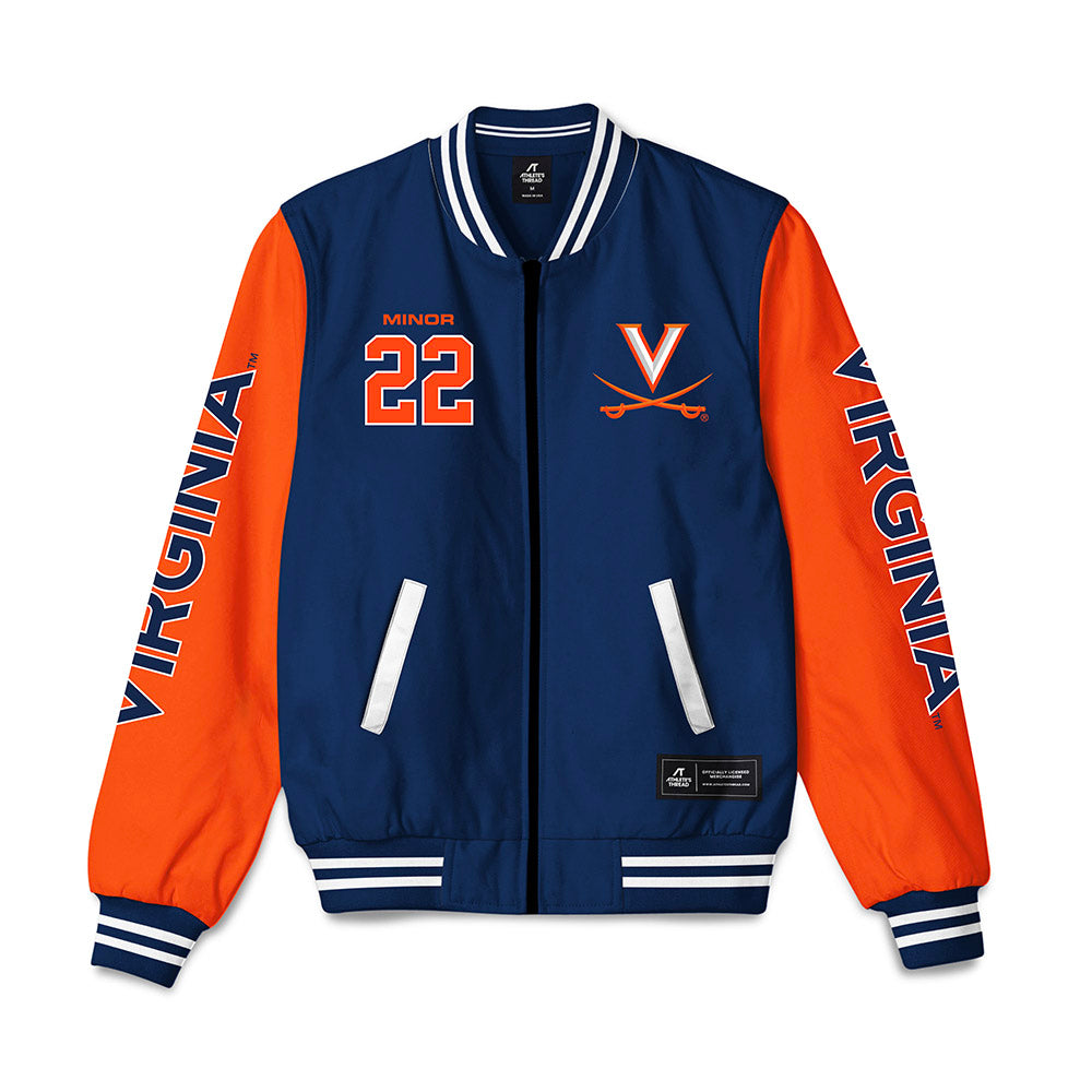 Virginia - NCAA Men's Basketball : Jordan Minor - Bomber Jacket