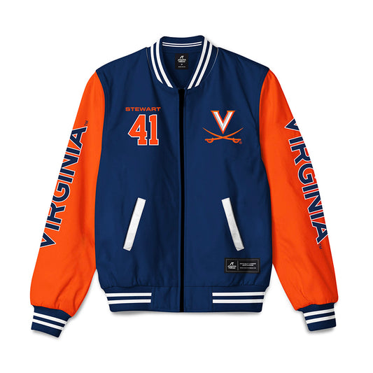 Virginia - NCAA Baseball : Thomas Stewart - Bomber Jacket-0