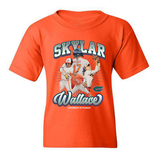 Florida - NCAA Softball : Skylar Wallace - Youth T-Shirt Individual Caricature
