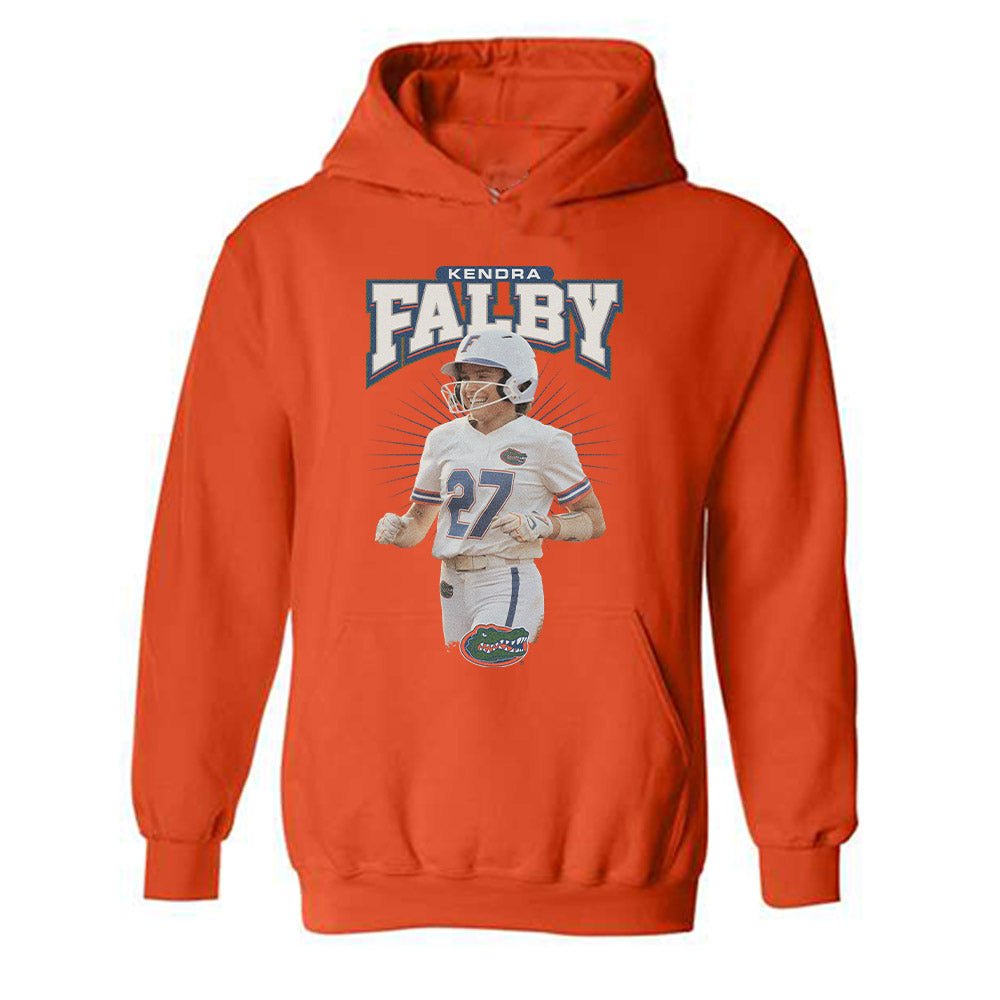 Florida - NCAA Softball : Kendra Falby - Hooded Sweatshirt Individual Caricature