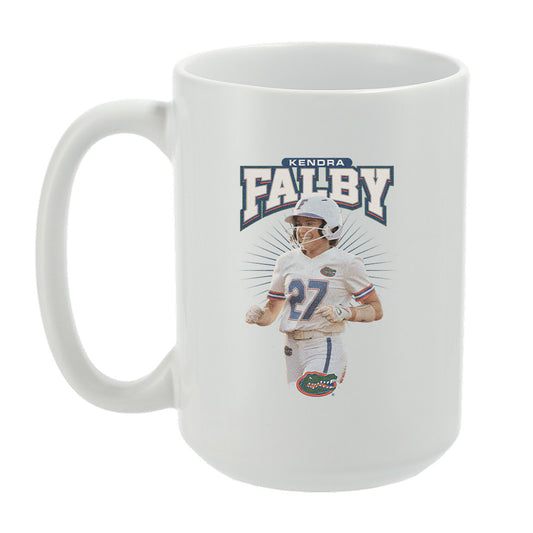 Florida - NCAA Softball : Kendra Falby - Coffee Mug Individual Caricature