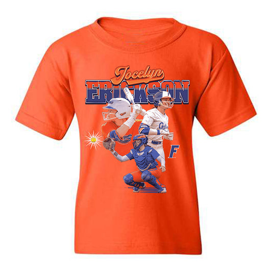 Florida - NCAA Softball : Jocelyn Erickson - Youth T-Shirt Individual Caricature