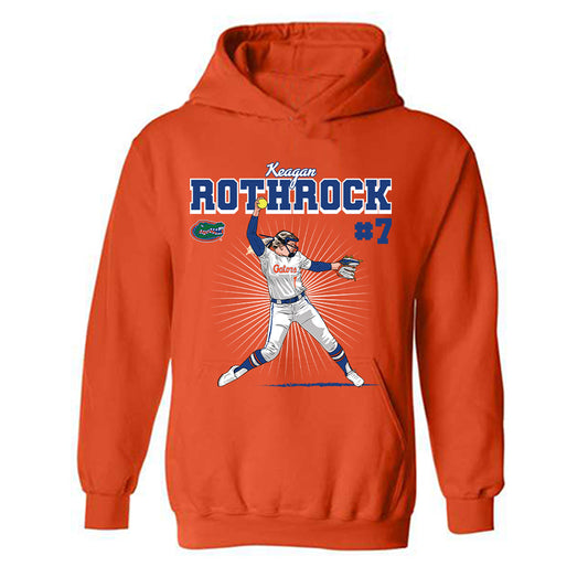 Florida - NCAA Softball : Keagan Rothrock - Hooded Sweatshirt Individual Caricature