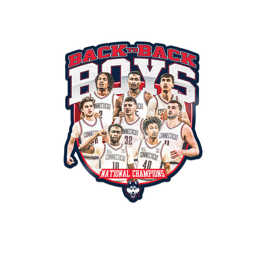 UConn - NCAA Men's Basketball : Back To Back National Champs - Player Collage Sticker