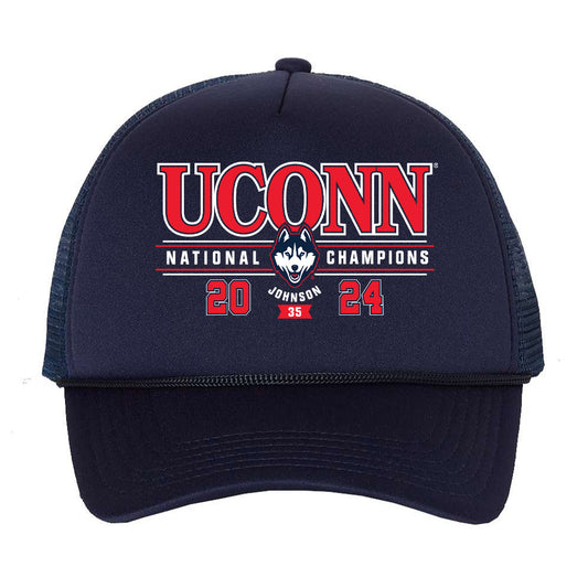 UConn - NCAA Men's Basketball : Samson Johnson - National Champions Hat