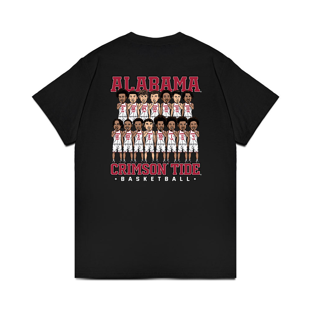 Alabama - NCAA Men's Basketball : - Team Caricature Premium T-Shirt-1