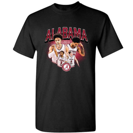 Alabama - NCAA Men's Basketball : T-Shirt Team Caricature