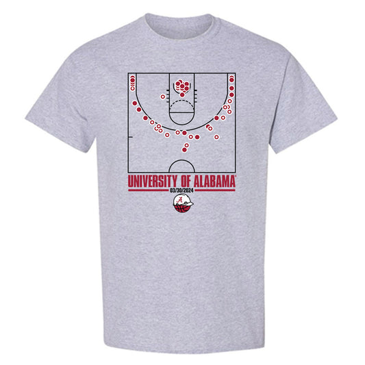 Alabama - NCAA Men's Basketball : Shots Made - T-Shirt