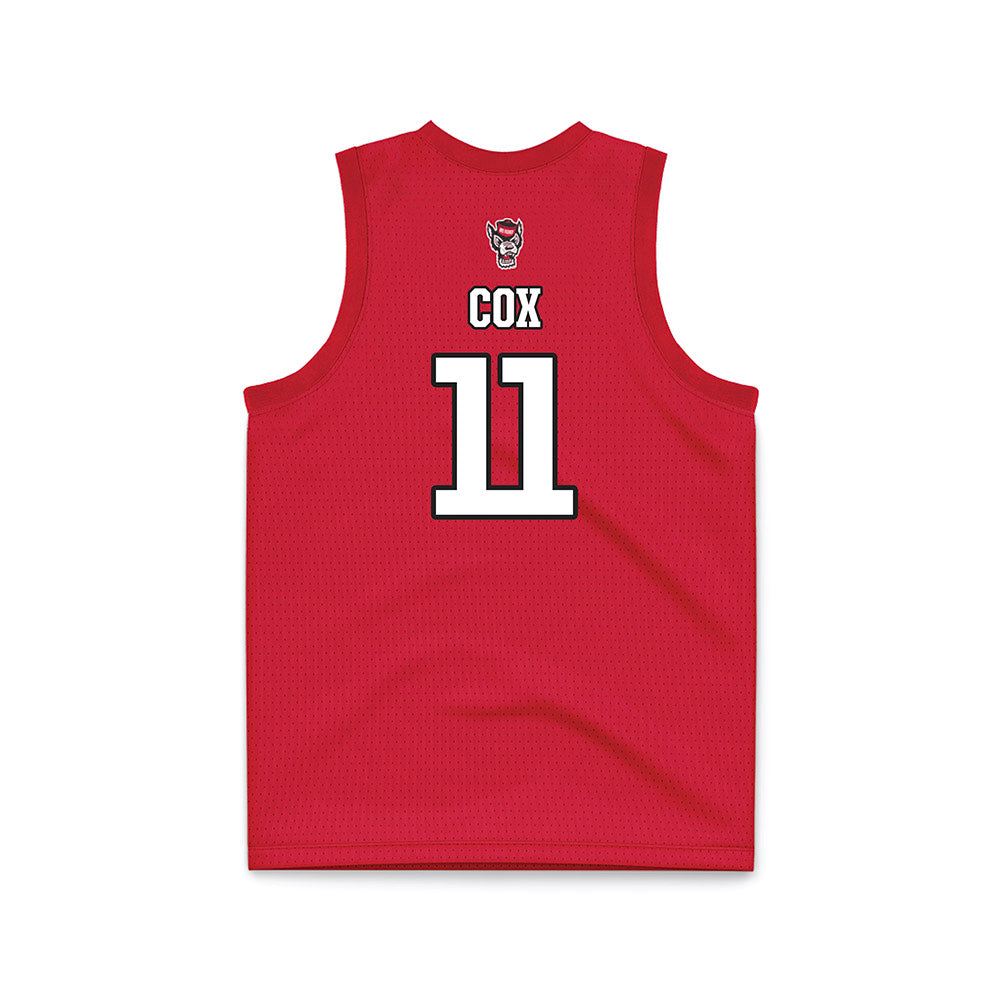 NC State - NCAA Women's Basketball : Madison Cox - Red Basketball Jersey-1