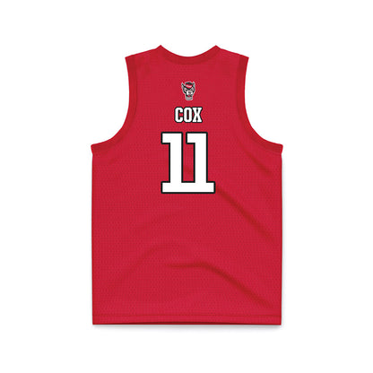 NC State - NCAA Women's Basketball : Madison Cox - Red Basketball Jersey-1