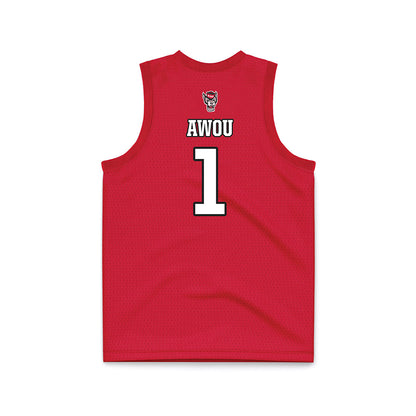 NC State - NCAA Women's Basketball : Lorena Awou - Red Basketball Jersey-1