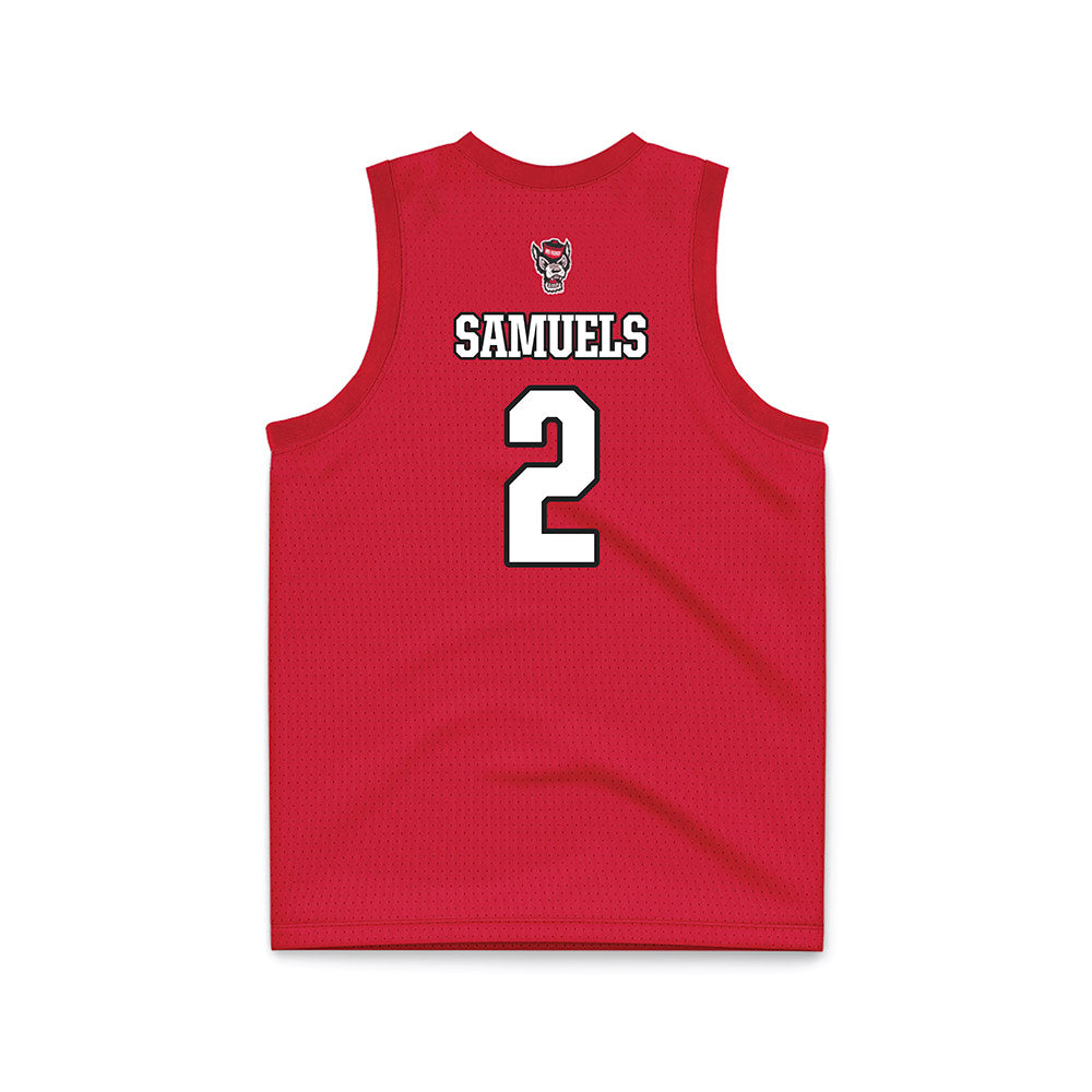 NC State - NCAA Women's Basketball : Qadence Samuels - Red Basketball Jersey-1