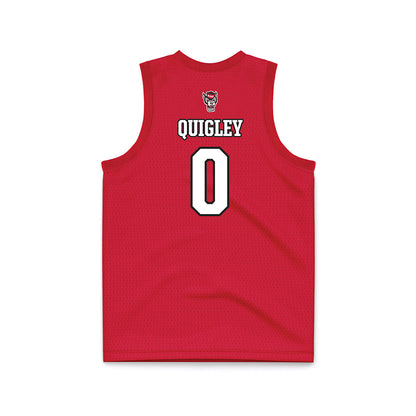 NC State - NCAA Women's Basketball : Devyn Quigley - Red Basketball Jersey