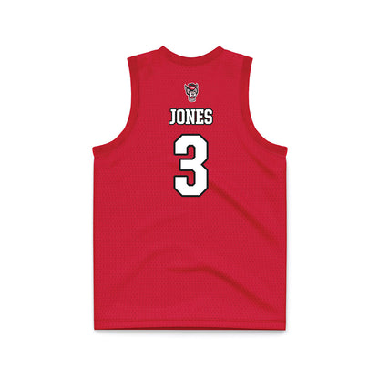 NC State - NCAA Women's Basketball : Zamareya Jones - Red Basketball Jersey