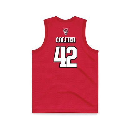 NC State - NCAA Women's Basketball : Mallory Collier - Red Basketball Jersey-1