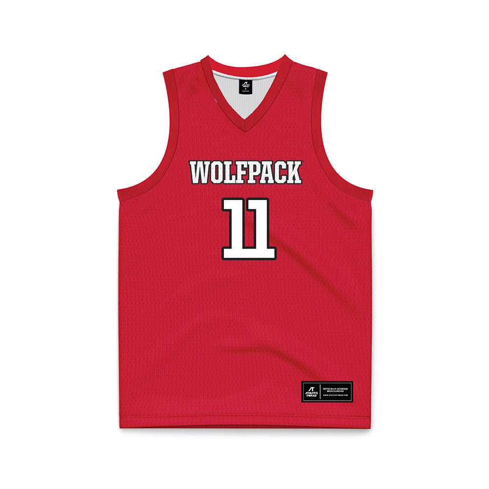 NC State - NCAA Women's Basketball : Madison Cox - Red Basketball Jersey-0