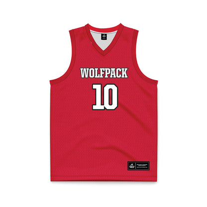 NC State - NCAA Women's Basketball : Adelaide Jernigan - Red Basketball Jersey-0