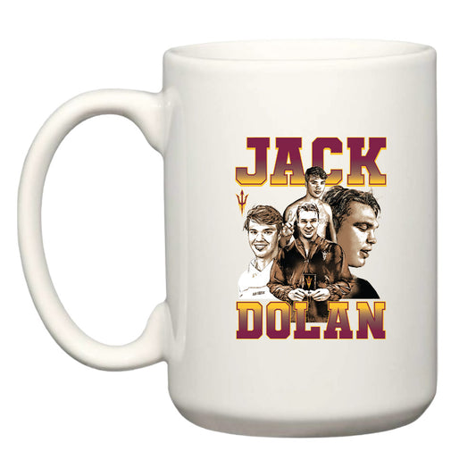 Arizona State - NCAA Men's Swimming & Diving : Jack Dolan - Mug Individual Caricature