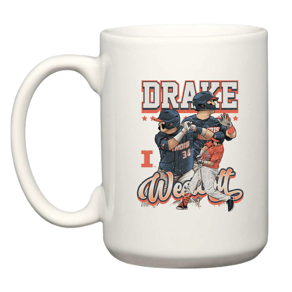 Illinois - NCAA Baseball : Drake Westcott - Mug Player Collage