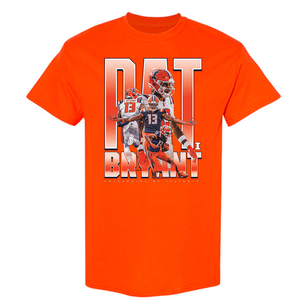 Illinois - NCAA Football : Pat Bryant -  T-Shirt Player Collage