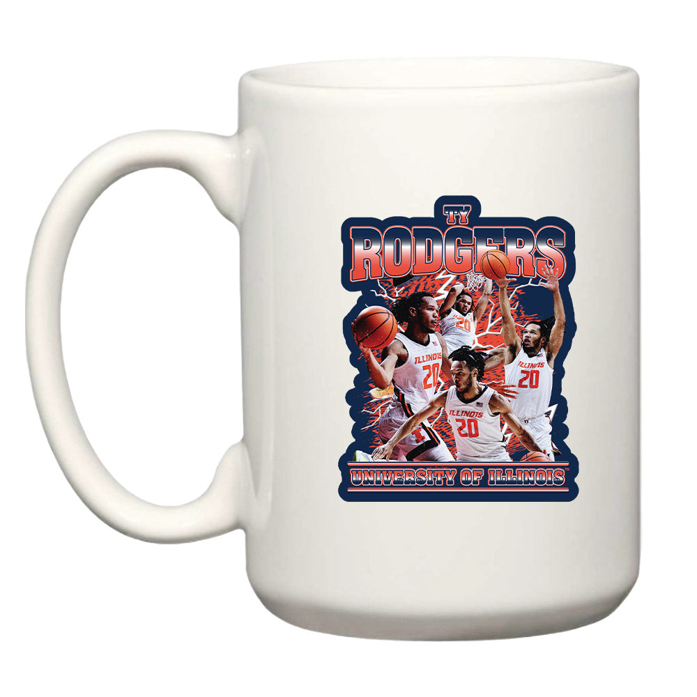 Illinois - NCAA Men's Basketball : Ty Rodgers - Mug Player Collage