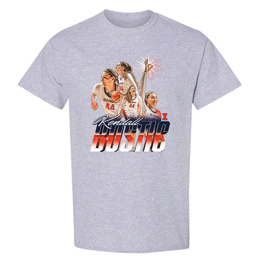 Illinois - NCAA Women's Basketball : Kendall Bostic - T-Shirt Player Collage