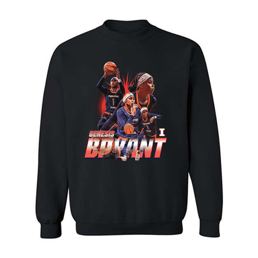 Illinois - NCAA Women's Basketball : Genesis Bryant -  Crewneck Sweatshirt Player Collage