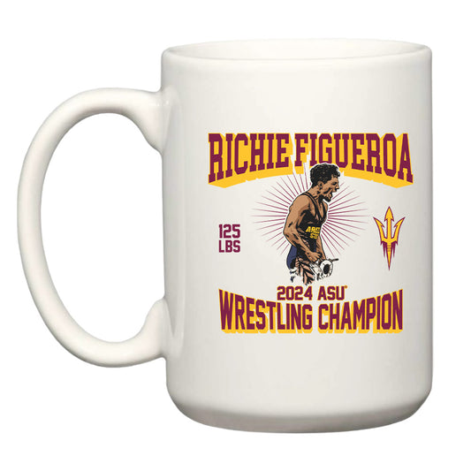 Arizona State - NCAA Wrestling : Richard Figueroa - Mug Individual Caricature