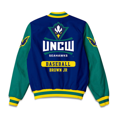 UNC Wilmington - NCAA Baseball : Bradley Brown Jr - Bomber Jacket