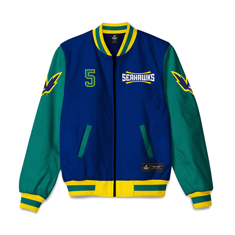 UNC Wilmington - NCAA Women's Volleyball : Morgan Esmie - Bomber Jacket-0