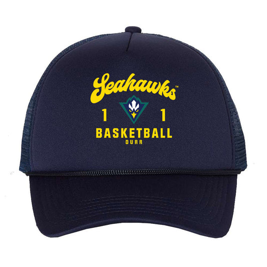 UNC Wilmington - NCAA Men's Basketball : Madison Durr - Trucker Hat-0
