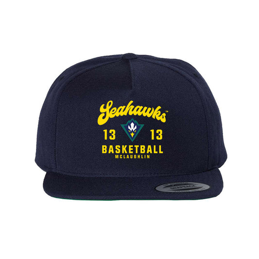 UNC Wilmington - NCAA Women's Basketball : Corrie McLaughlin - Snapback Hat-0