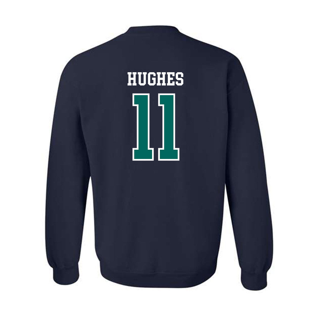 UNC Wilmington - NCAA Baseball : Mason Hughes - Sports Shersey Crewneck Sweatshirt-1