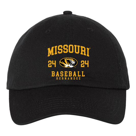 Missouri - NCAA Baseball : Jedier Hernandez - Classic Dad Hat
