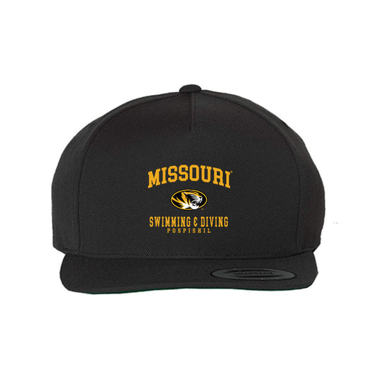 Missouri - NCAA Men's Swimming & Diving : Jaden Pospishil - Snapback Hat