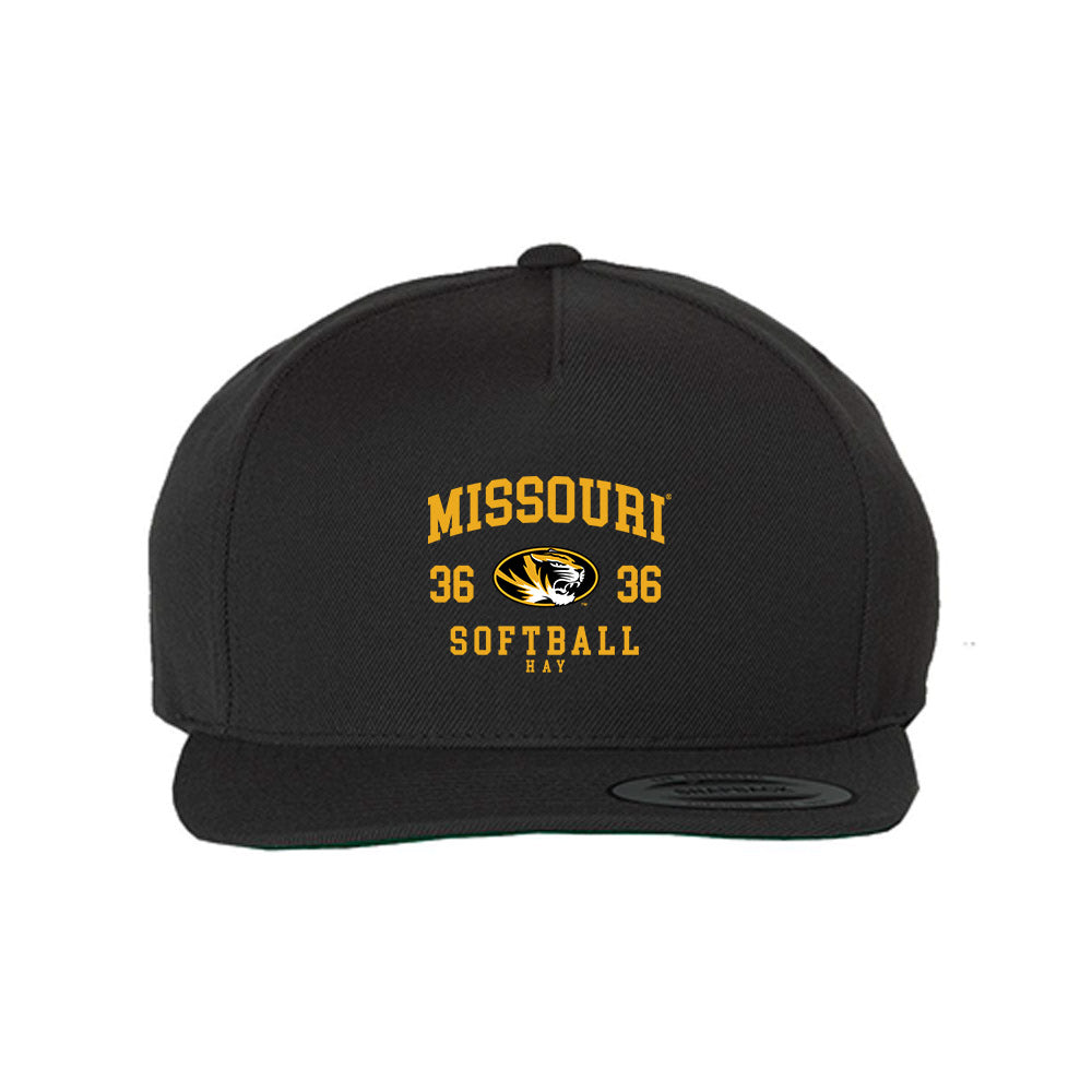 Missouri - NCAA Softball : Abby Hay - Snapback Cap