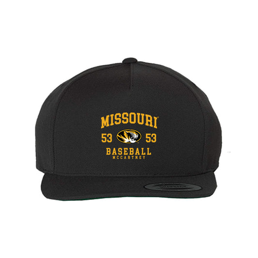 Missouri - NCAA Baseball : Seth McCartney - Snapback Cap