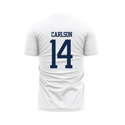 BU - NCAA Women's Soccer : Alyssa Carlson - White Soccer Jersey-1