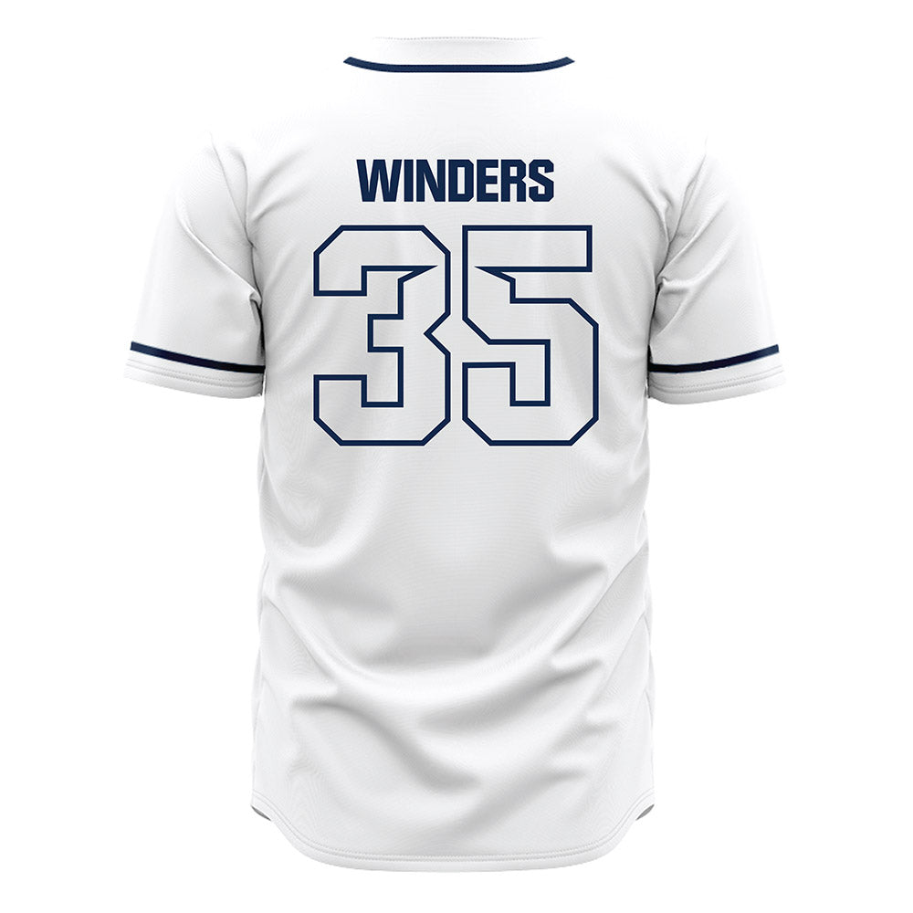 Butler - NCAA Baseball : Max Winders - White Jersey-1