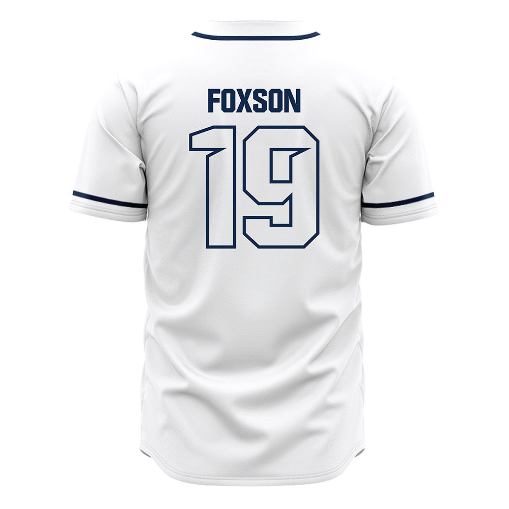 BU - NCAA Baseball : Tate Foxson - White Jersey