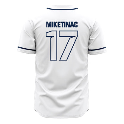 BU - NCAA Baseball : Nick Miketinac - White Jersey