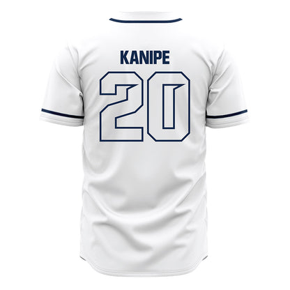Butler - NCAA Baseball : Alex Kanipe - White Jersey-1