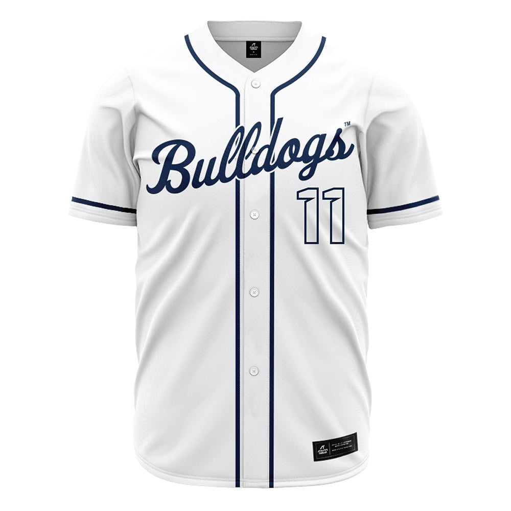 Butler - NCAA Baseball : Jack Zeller - White Jersey-0