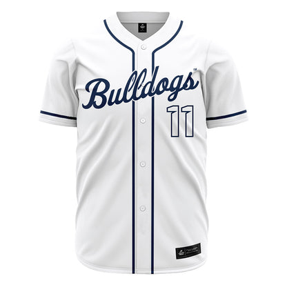Butler - NCAA Baseball : Jack Zeller - White Jersey-0