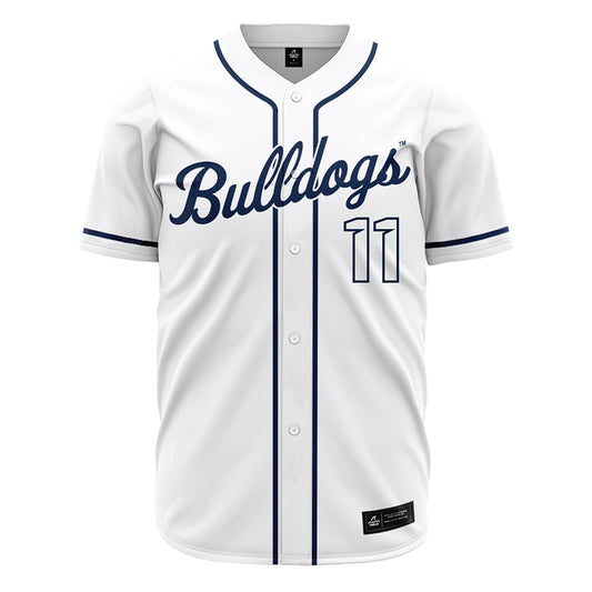 Butler - NCAA Baseball : Jack Zeller - White Jersey-0