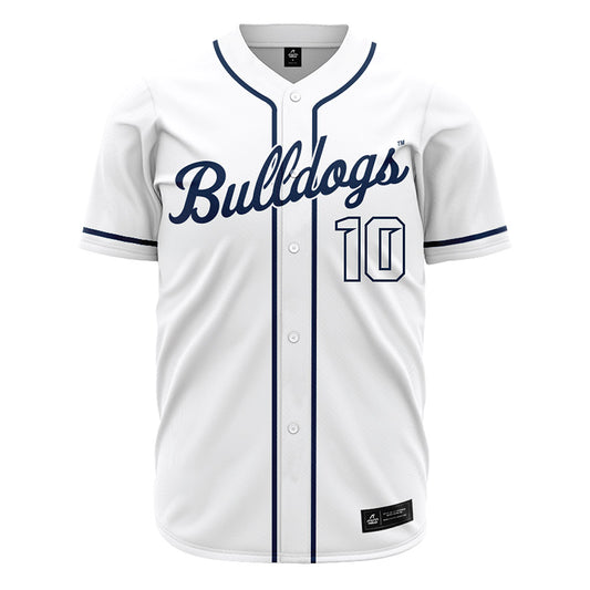 Butler - NCAA Baseball : Easton Moore - White Jersey-0