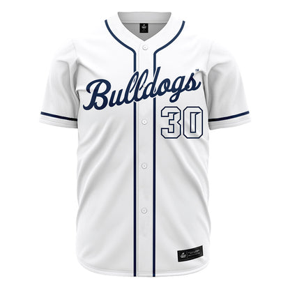 Butler - NCAA Baseball : Grayson Bradberry - White Jersey-0