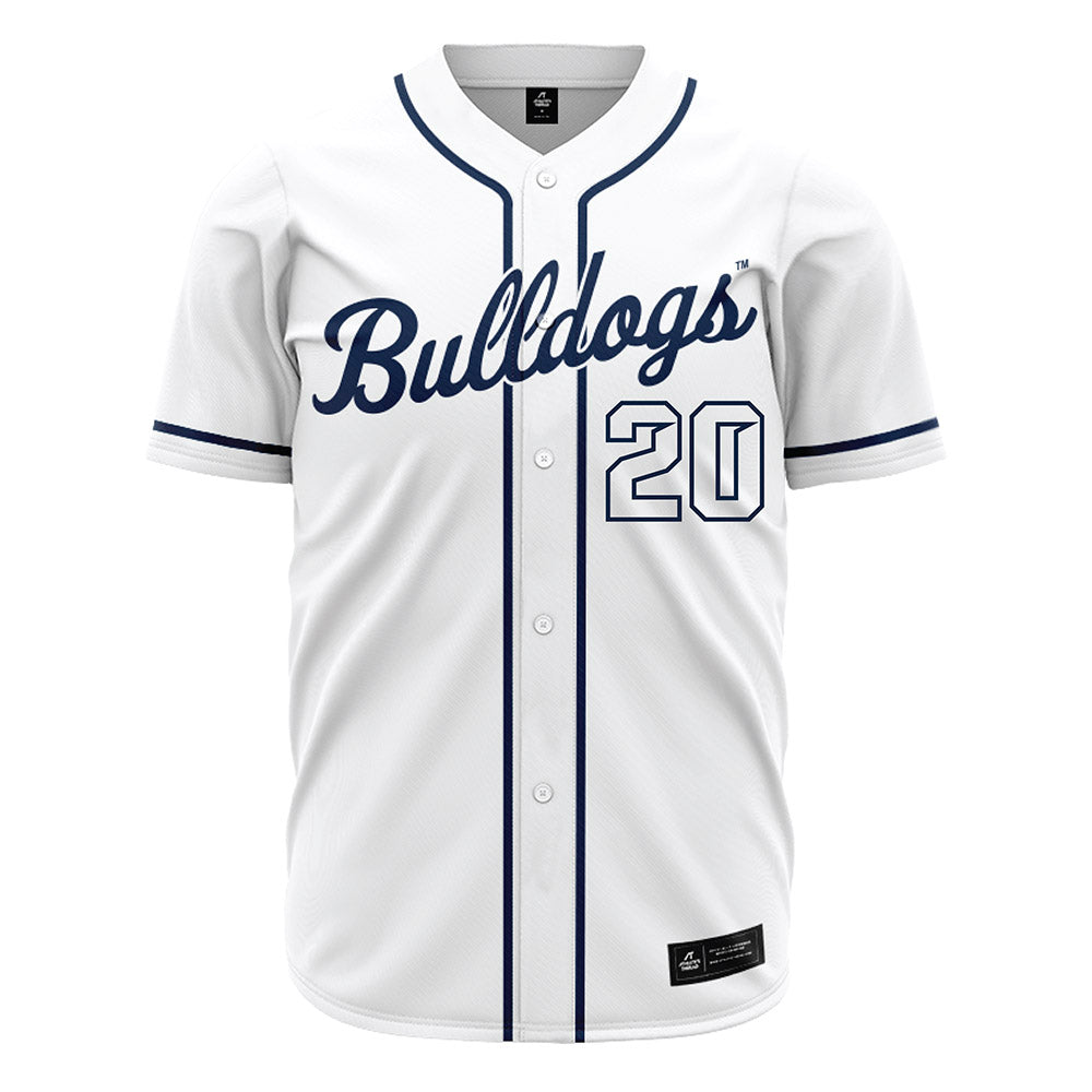Butler - NCAA Baseball : Alex Kanipe - White Jersey-0